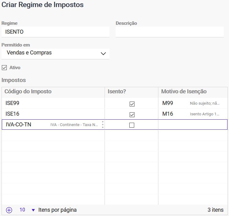 Como aplicar a isenção de IVA no software ARTSOFT